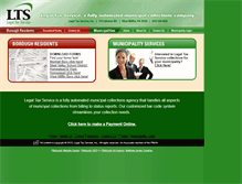 Tablet Screenshot of legaltaxservice.com
